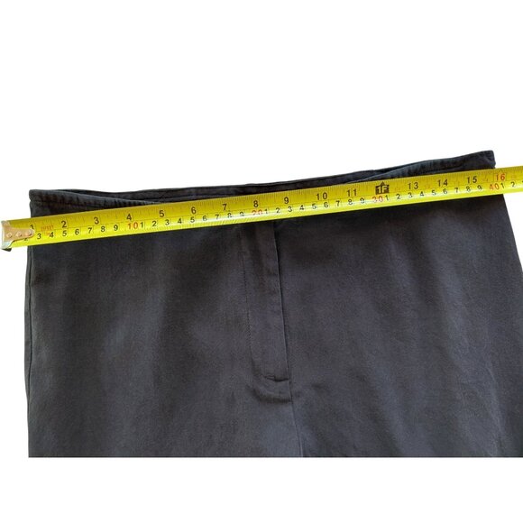 Eileen Fisher Black Silk Petite Pants Size PP - Picture 5 of 9